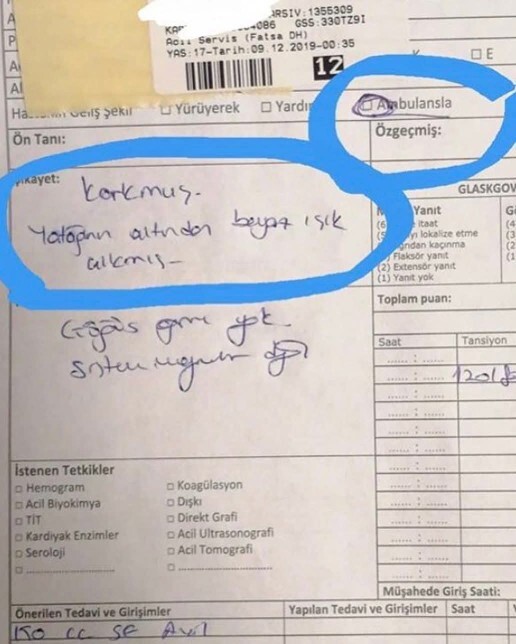 Doktorlardan, hemşirelerden ya da sağlıkçılardan duyduğunuz en tuhaf hasta tanısı nedir?