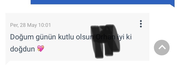 En son hangi mesajı aldınız?