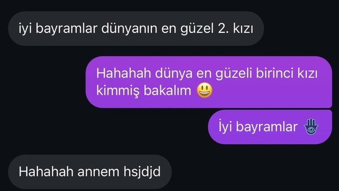 En son hangi mesajı aldınız?
