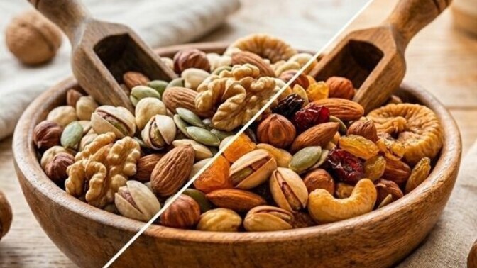 Kuruyemişi çiğ mi seversin, kavrulmuş mu?