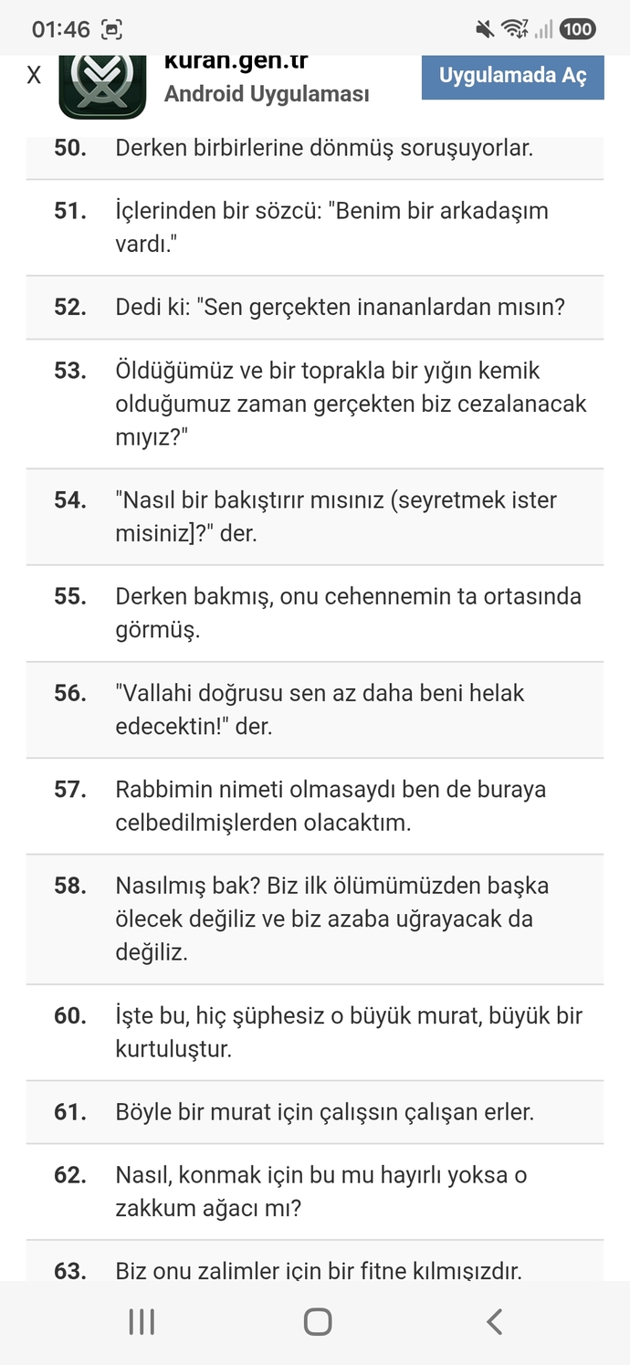 Kur'an Kerim in bu ayetleri hakkında ne düşünüyorsunuz?