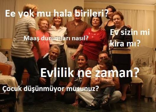 Bayramda sinir eden bir akraba sorusu yazar mısın?