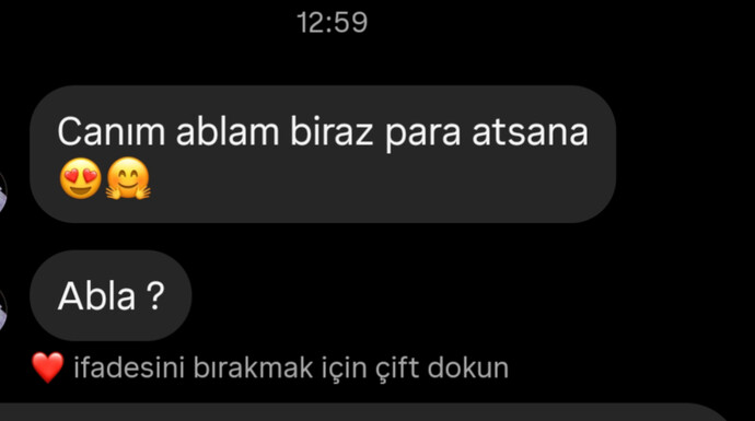 Mesajı yeni görmem dışında sorun yok.