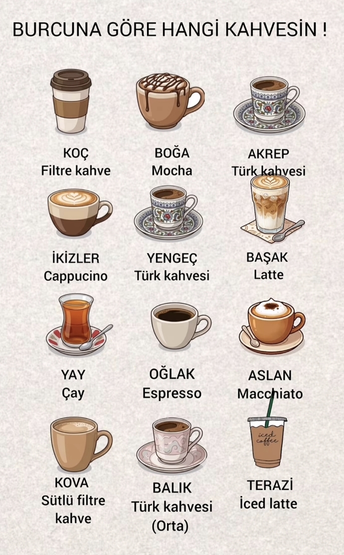 Sen hangi kahvesin?