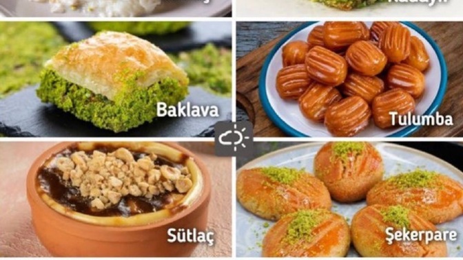 Sizin favori tatlınız hangisi?