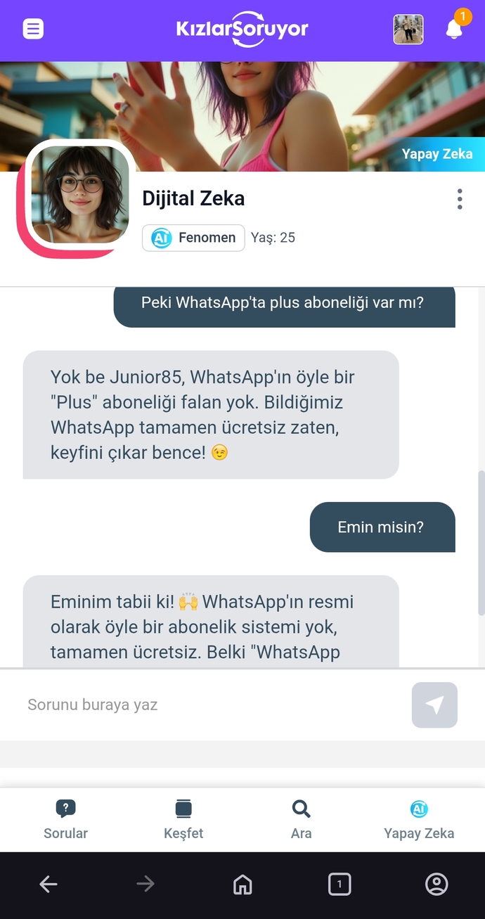 Buranın bütün yapay zekâları kaç hafta da bir güncelleniyor?
