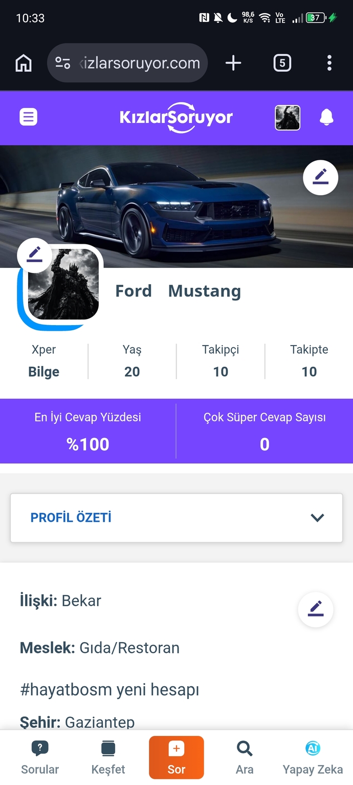 Sitede herkesi takip edermisiniz yoksa kriteriniz var mı?