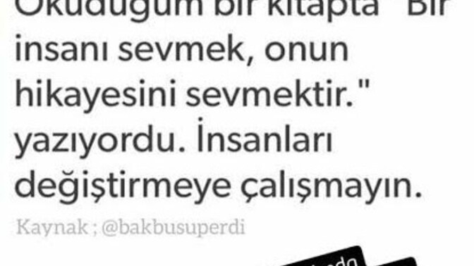 İnsanları değiştirmeye çalışır mısın?
