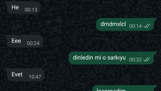 Flört durumu üzerine?