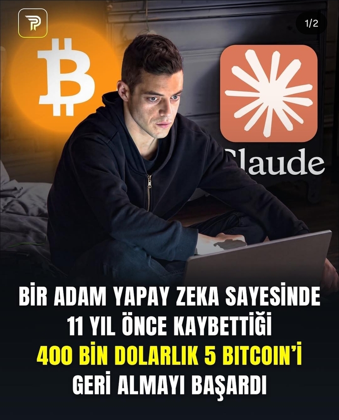 ABDde bir adam yapay zeka sayesinde yıllar önceki Bitcoinlerini kurtardı.. Sizin de Bitcoin kayıplarınız var mı?
