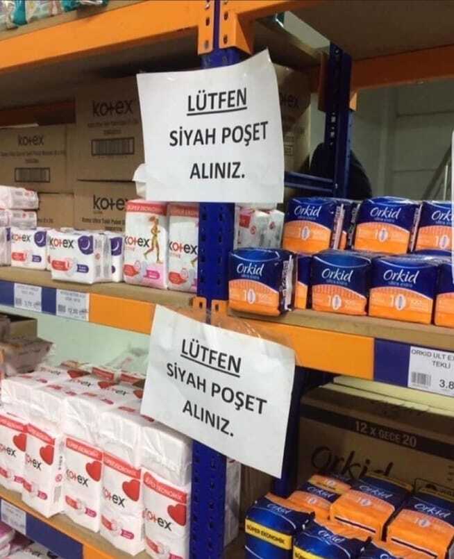 Kimler siyah poşet alıyor?
