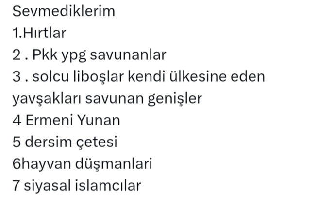 Türkiye de neleri sevmiyorsunuz?