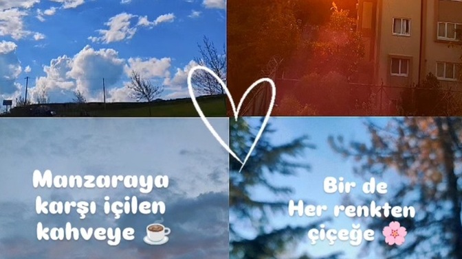 Kalbine en çok hangisi iyi geliyor? 💙☀️☕🌼”?