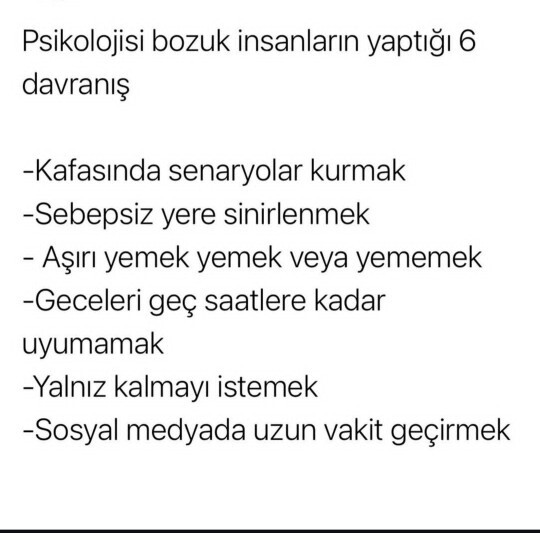 Aramızda psikolojisi bozuk insanlar var mı, siz de böyle birini tanıyor musunuz?