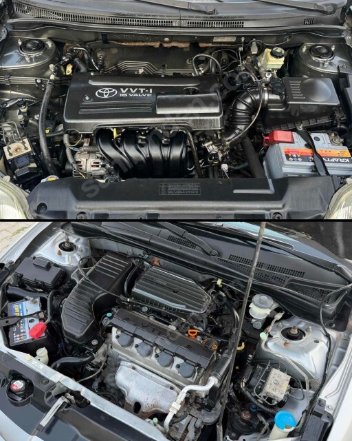 Corolla E120 mi Civic Es7 (VTEC 2) mi?