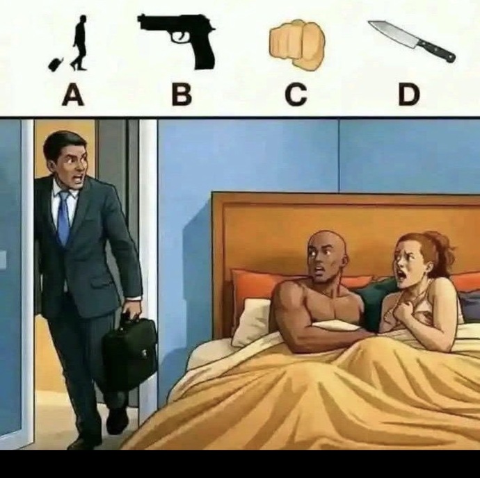 Karınızın sizi başka birisiyle aldattığını yakalasanız o anki tepkiniz ne olur?