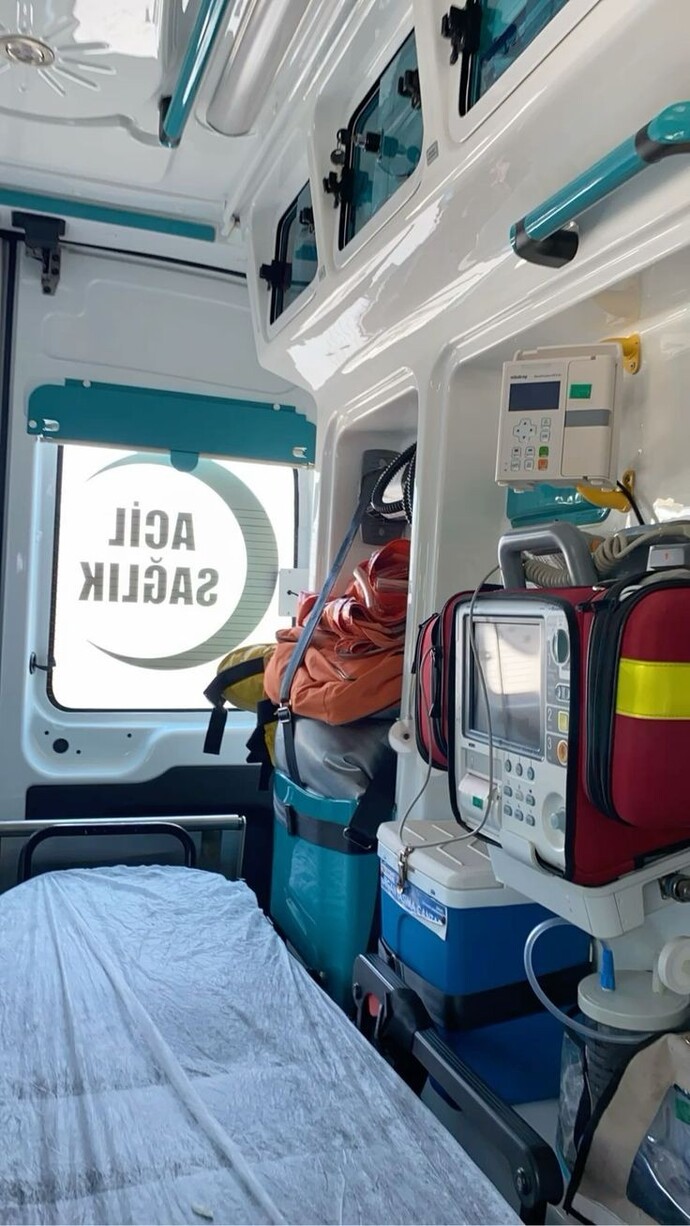 Ambulansa bindiniz mi?
