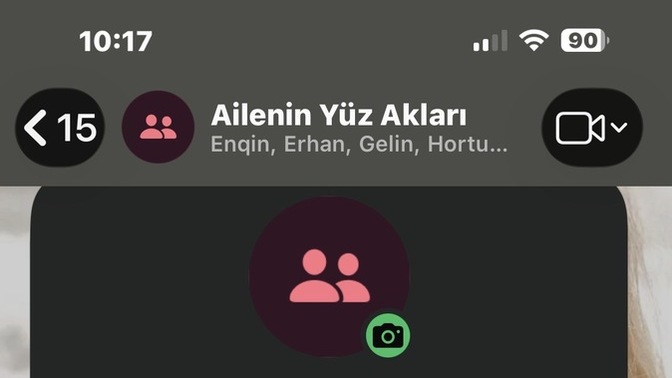 En son eklendiğiniz WhatsApp grubunun adı nedir?