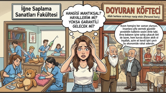 Hemşirelik hayalimi mi seçmeliyim yoksa babamın esnaf dükkanına girip garantili geleceği mi?