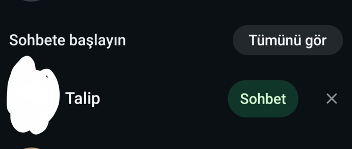 İsmi Talip he, herhalde 2 yıldır konuşmuyoruzdur 😆