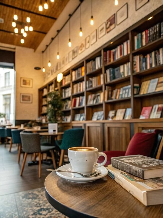 Kitap kafe konseptli yerler hoşunuza gidiyor mu?