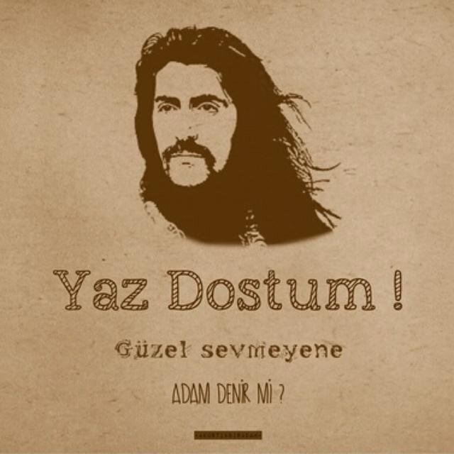 Yaz dostum güzel sevmeyene adam denir mi?