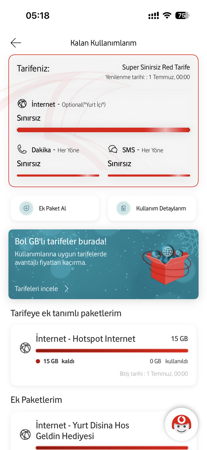 Paket fiyatlarından dolayı Vodafonedan Türk Telekoma geçmek istiyorum Türk Telekomda daha uygun paketler var mı?