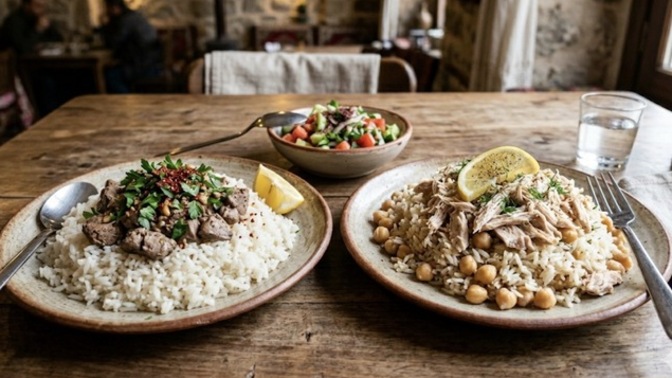 Arnavut ciğerli pilav mı? tavuklu pilav mı?