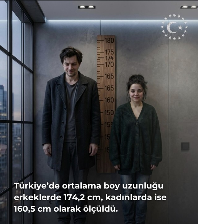 Güncel boy ortalamaları açıklanmış. Boyunuz kaç?
