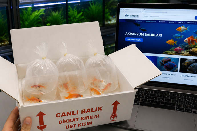 İnternetten akvaryum balıkları sipariş edilir mi?