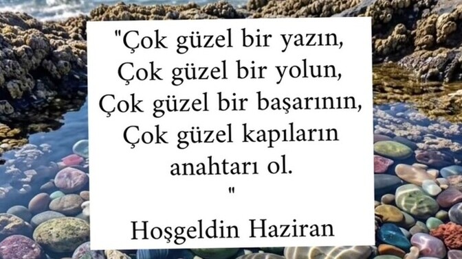 hoş geldin Haziran kimlerin duasi kabul oluyosa amin diyebilir mi?