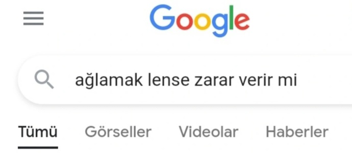 Ağlamak lense zarar verir mi?