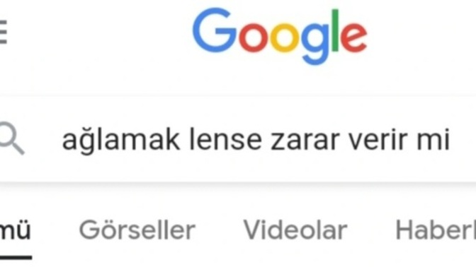 Ağlamak lense zarar verir mi?
