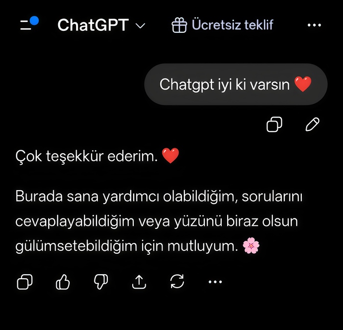 Chatgpt kullanıyor musunuz?