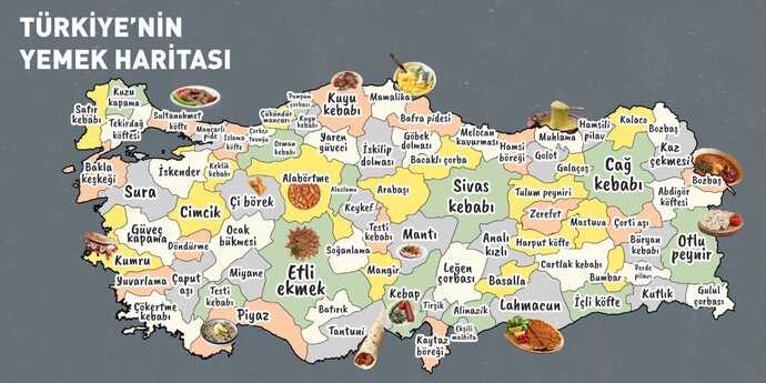 Memleketinizin en meşhur yemeği, tatlısı ya da gezilecek yeri ne?