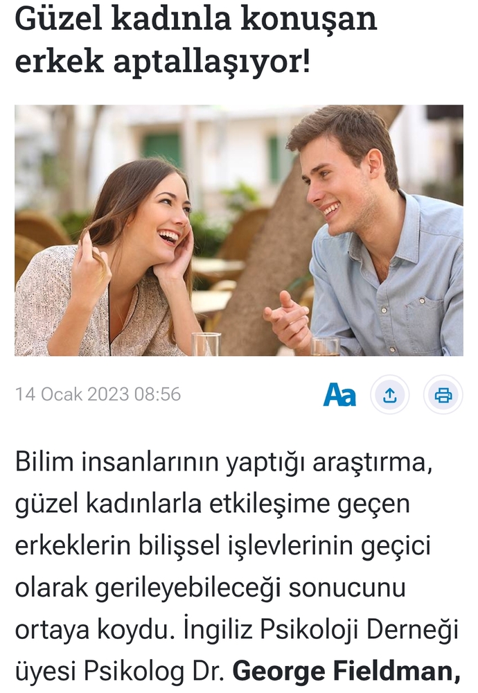 Güzel bir kadınla konuşunca erkekler aptallaşıyor mu?