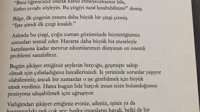 Bir kitaptan çok güzel bir yazı paylaştım Lütfen okuyun katılıp katılmadığınızı bana yazın Çok doğru değil mi?