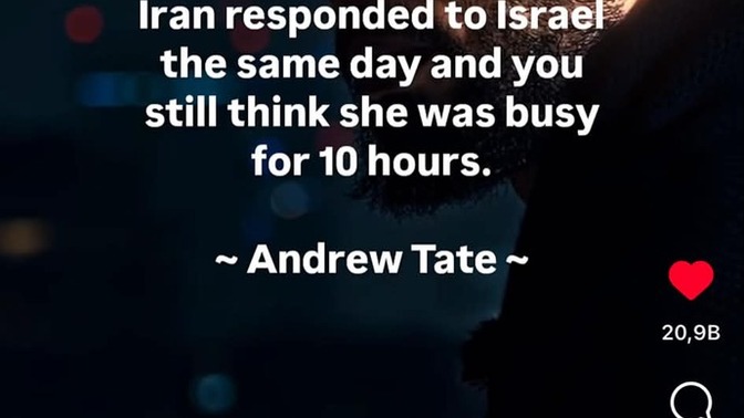 Andrew Tate'in bu sözü hakkında ne düşünüyorsunuz?