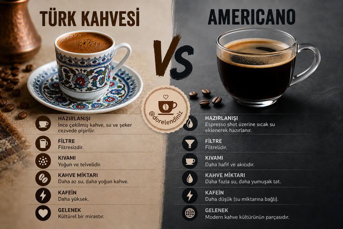 Türk kahvesi mi americano mu tercih edersin?