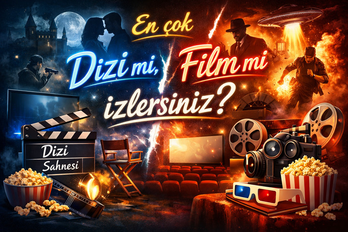 En çok dizi mi, film mi izlersiniz?
