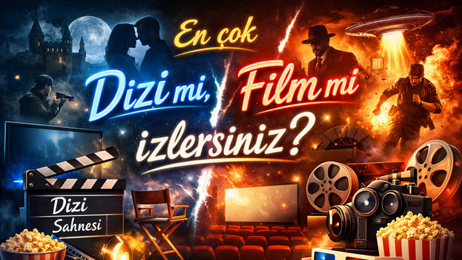 En çok dizi mi, film mi izlersiniz?