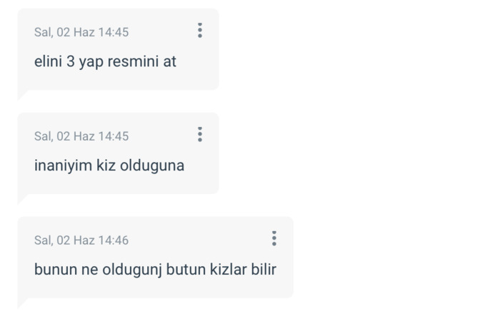 Kızlar bunun anlamı ne?