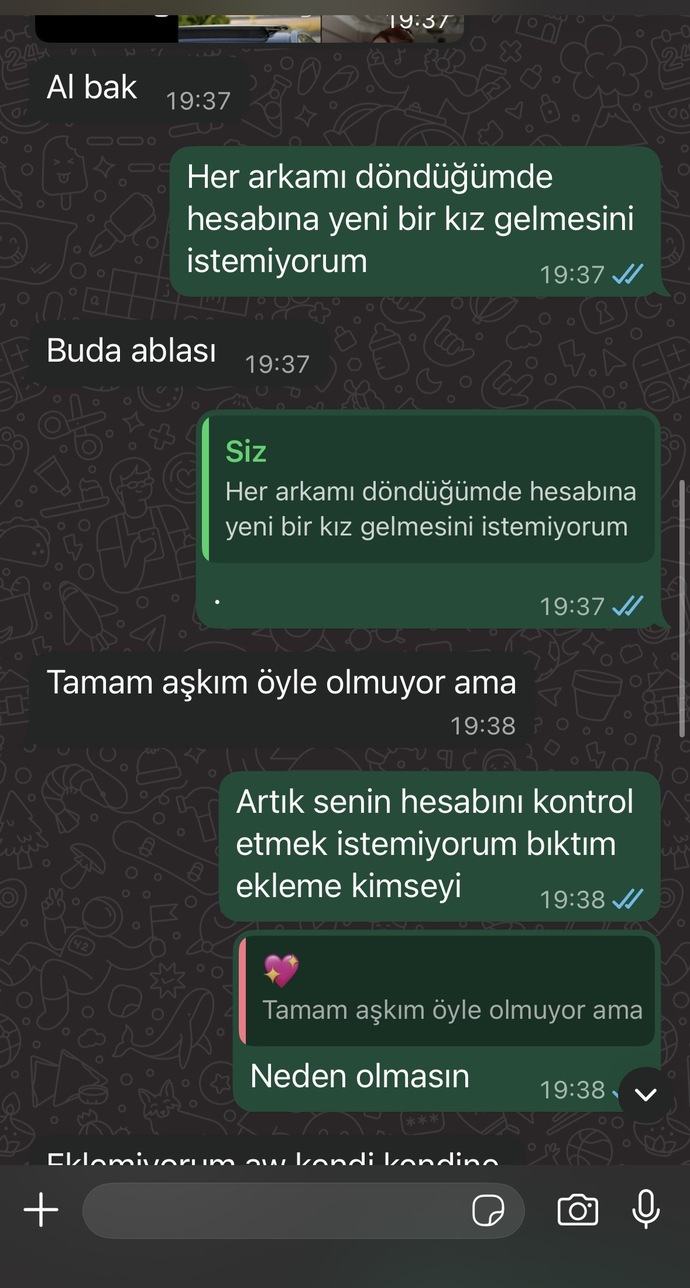 Böyle bir sevgiliniz olsa çıldırmaz miydiniz ben çıldırıyorum?