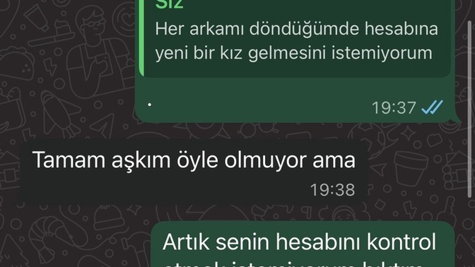 Böyle bir sevgiliniz olsa çıldırmaz miydiniz ben çıldırıyorum?