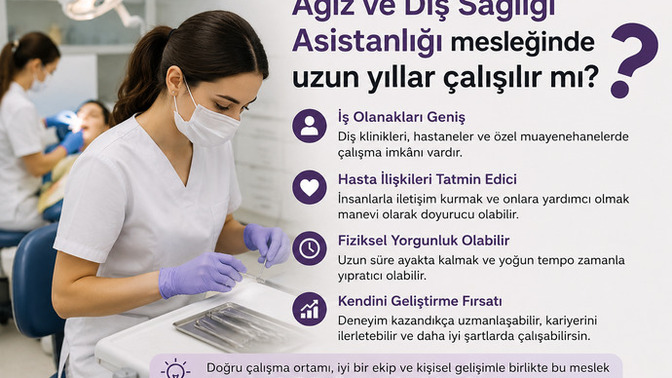 Ağız ve diş sağlığı asistanlığı mesleğinde uzun yıllar çalışılır mı?