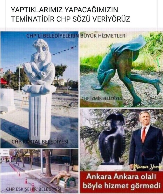 Sevdiğiniz veya beğendiğiniz heykellerin veya tabloların resmini yorumlara atar mısınız?