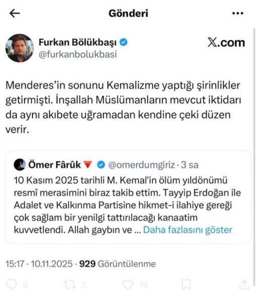 Furkan Bölükbaşının aklı başına gelmiş mi sizce?