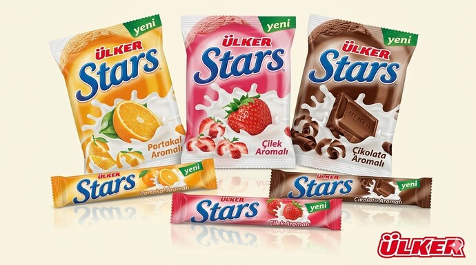 Ülker Stars şekerlerinden yidin mi hiç?
