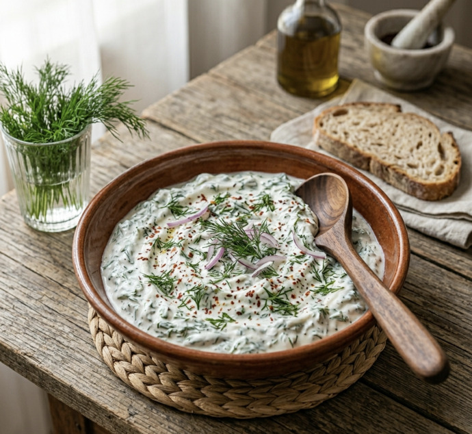 Yoğurtlu dereotu salatası sever misiniz?
