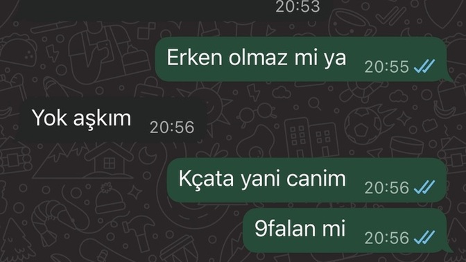 Sevgilim sürekli buluşmaya gelince böyle yapıyor saçmalık değil mi yaptıği?